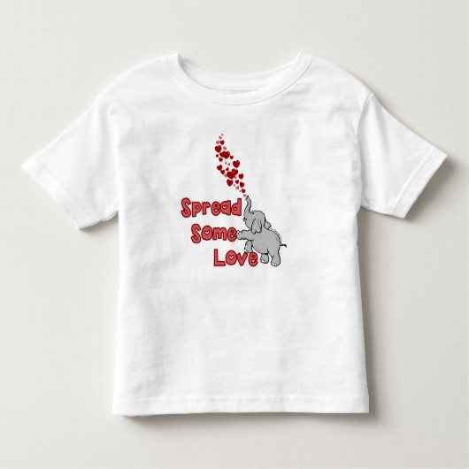 幼児のTシャツ – 愛を広める トドラーTシャツ (正面)