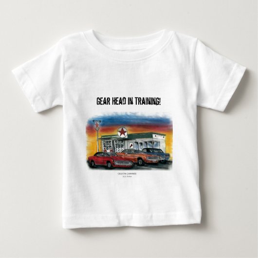 幼児のTシャツ- Cruis'in Camaros ベビーTシャツ (正面)
