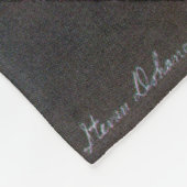 幼児は財布を空けます フリースブランケット (角)