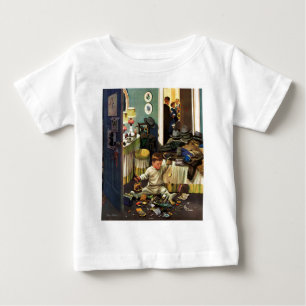幼児は財布を空けます ベビーTシャツ