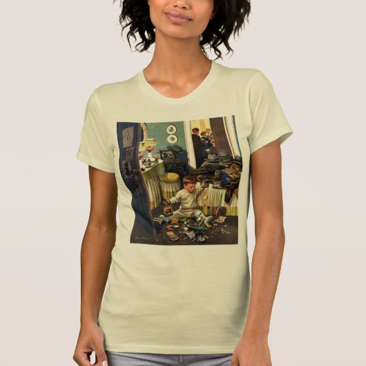 幼児は財布を空けます Tシャツ (正面)