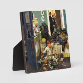 幼児は財布を空にする フォトプラーク (正面)