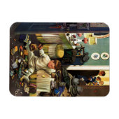 幼児は財布を空にする マグネット (横)