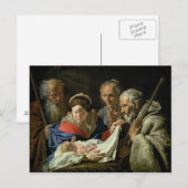 幼児イエスの崇拝 ポストカード (正面/裏面)