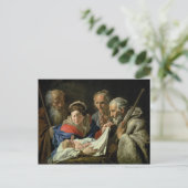 幼児イエスの崇拝 ポストカード (スタンド正面)