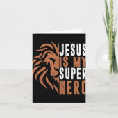 幼児イエスは私のスーパーヒーローキリスト教の神の息子Br カード (正面)