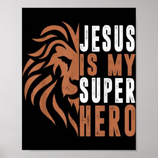 幼児イエスは私のスーパーヒーローキリスト教の神の息子Br ポスター (正面)