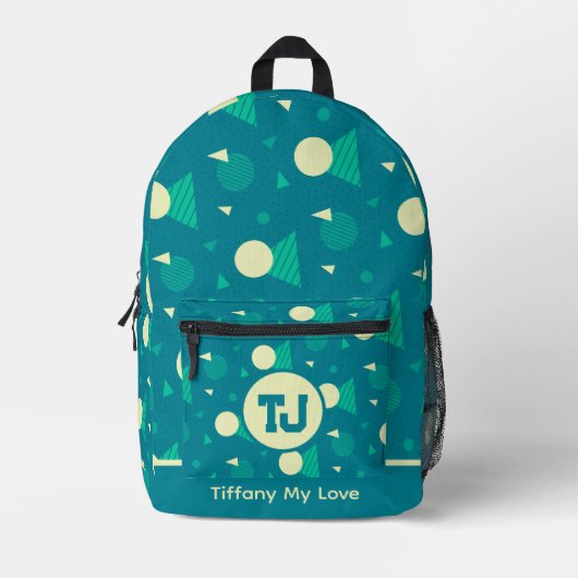 幼児カラフル用コーチモノグラムのバックパック プリントバックパック (正面)