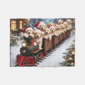 幼児クリスマスブランケット フリースブランケット (正面(横))