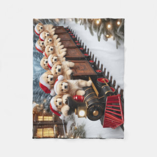 幼児クリスマスブランケット フリースブランケット