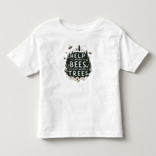 幼児ツリープランター – エコ戦士 トドラーTシャツ (正面)