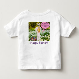 幼児ティー。ハッピーイースター. klipspringer/bunny トドラーTシャツ