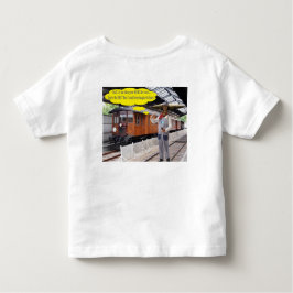 幼児ティー。父の日おめでとう。牛/指揮者 トドラーTシャツ