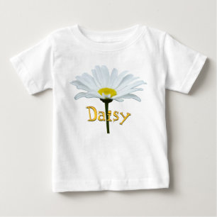 幼児デイジーTシャツパーソナライゼーションデイジーベビーシャツ ベビーTシャツ