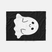 幼児ハロウィーンブー幽霊と弓ガールズハロ フリースブランケット (正面(横))