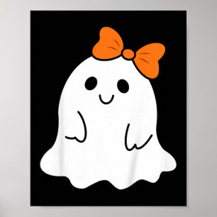 幼児ハロウィーン幽霊と弓ガールズハロウィーン ポスター