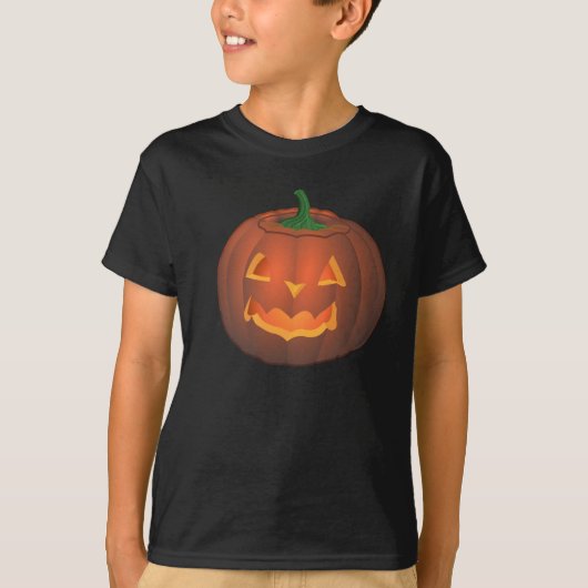 幼児ハロウィーンTシャツキッズカボチャTシャツ Tシャツ (正面)