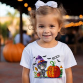 幼児ハロウィーンTシャツ:STEMウィッチーギアベア