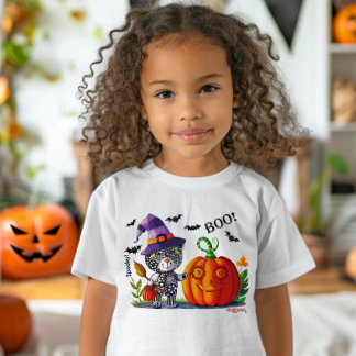 幼児ハロウィーンTシャツ:STEMウィッチーギアベア