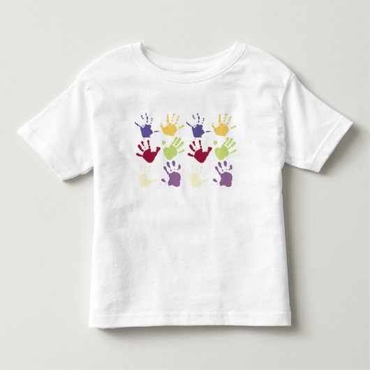 幼児ハンドプリントシャツ トドラーTシャツ (正面)