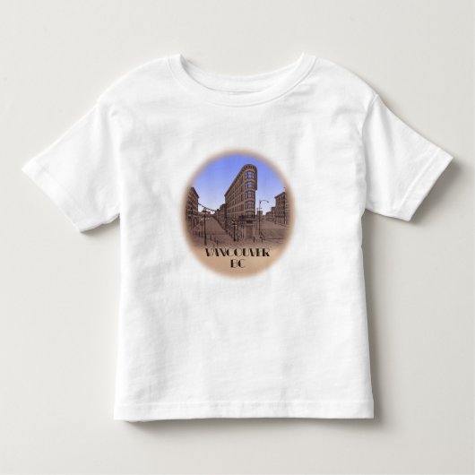 幼児バンクーバー土産Tシャツガスタウンシャツ トドラーTシャツ (正面)