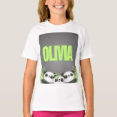 幼児パーソナライズされたの服 – 名前をカスタムするキッズSh Tシャツ (正面)