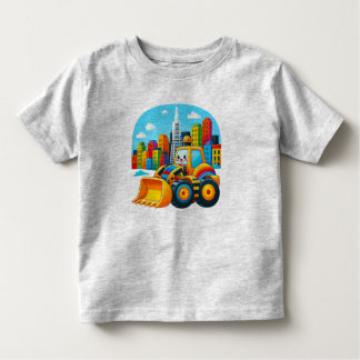 幼児ブルドーザーSF トドラーTシャツ