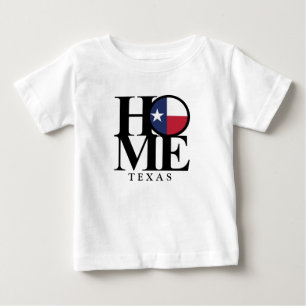 幼児ホームテキサス州Tシャツ ベビーTシャツ