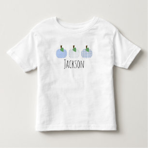 幼児ボーイズライトブルーパンプキントリオTシャツ トドラーTシャツ