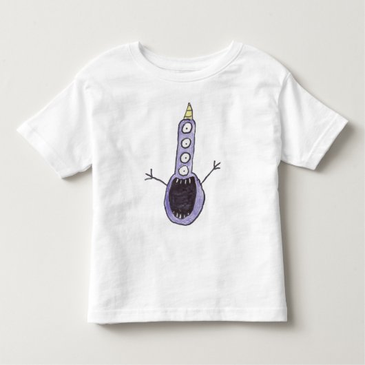 幼児モンスターのワイシャツ トドラーTシャツ (正面)