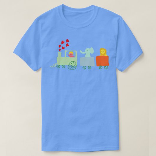 幼児列車 Tシャツ (デザイン正面)