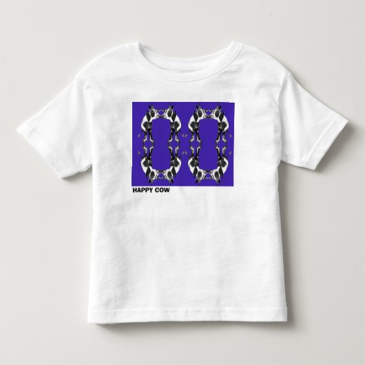 幼児向けハッピーカウTシャツ トドラーTシャツ (正面)