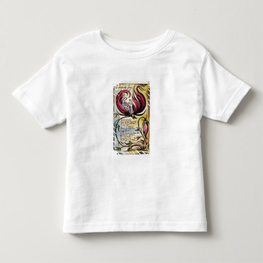 「幼児喜び」は、「潔白の歌からの23をめっきします トドラーTシャツ (正面)