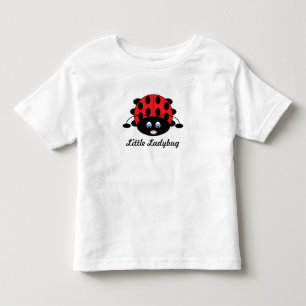 幼児女子かわいらし用のリトルレディバグシャツ トドラーTシャツ