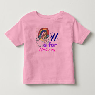 幼児女子ユニコーンTシャツ トドラーTシャツ