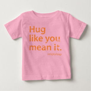 幼児抱擁Tシャツ ベビーTシャツ