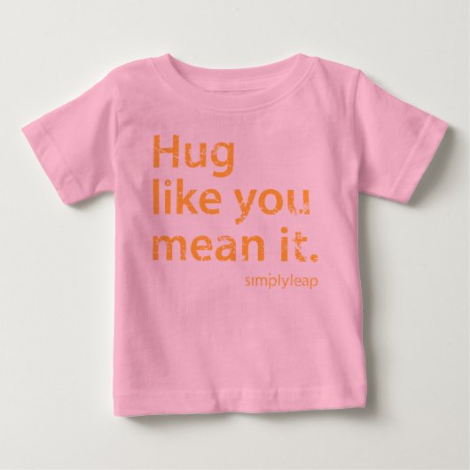 幼児抱擁Tシャツ ベビーTシャツ (正面)