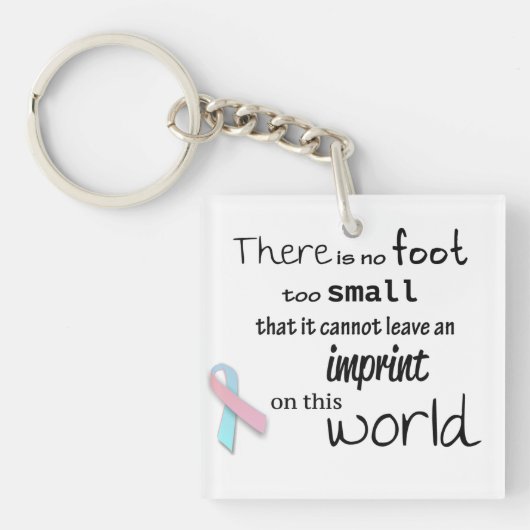 幼児損失の認識度の倍はkeychain味方しました キーホルダー (正面)