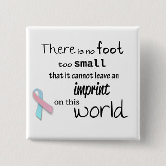 幼児損失の認識度の正方形ボタン 缶バッジ