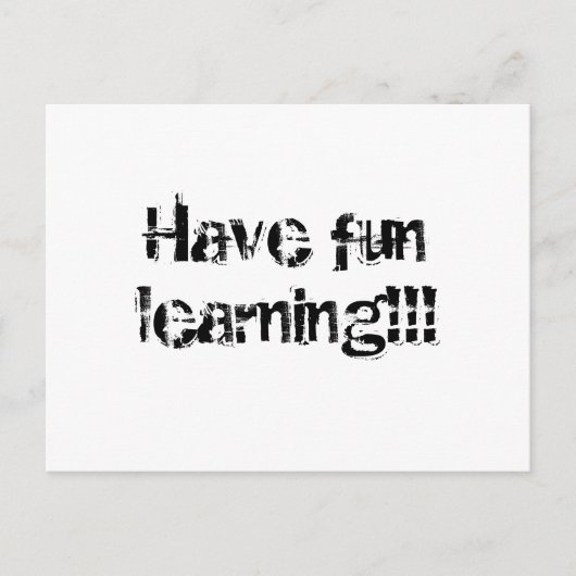 幼児教師学のセンターポストカード ポストカード (正面)