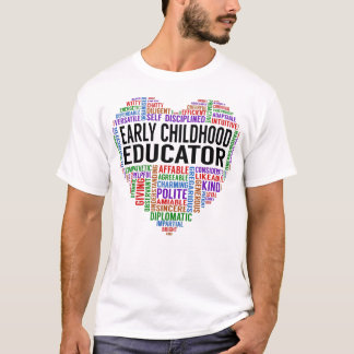 幼児教育者ハート Tシャツ