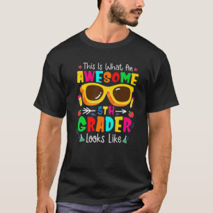 幼児新学期5年生素晴らし5年生グラ Tシャツ