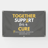 幼児期がんサポート治療バナー屋外 横断幕 (横)