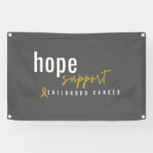 幼児期がん希望サポートのバナー屋外サイン 横断幕 (横)