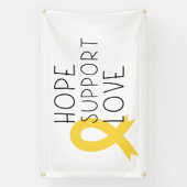 幼児期がん希望サポートのバナー屋外サイン 横断幕 (縦)