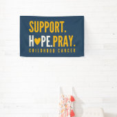 幼児期がん支持希望バ祈ナー標識 横断幕 (インサイチュ)