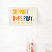 幼児期がん支持希望バ祈ナー標識 横断幕 (インサイチュ)