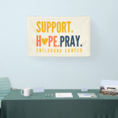 幼児期がん支持希望バ祈ナー標識 横断幕 (トレードショー)