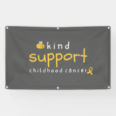 幼児期がん支援バナー屋外サイン 横断幕 (横)