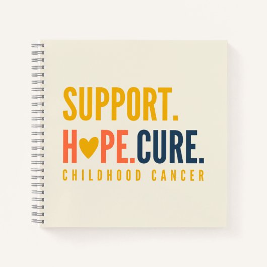 幼児期がん支援hope Notebook Journal ノートブック (正面)